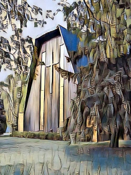 church exterior illustration